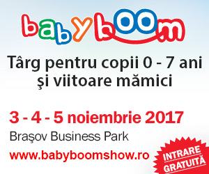 Baby Boom Show ajunge la Brasov intre 3-5 noiembrie 2017