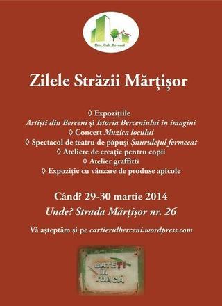 Zilele Strazii Martisor, 29-30 martie 2014